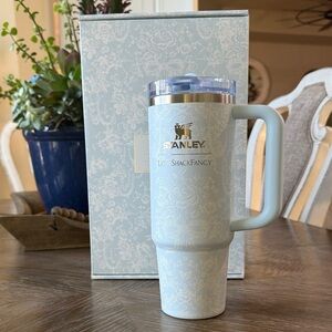 Stanley Toscana Toile Alpine Blue 30oz ProTour Flip Straw Tumbler New in Box